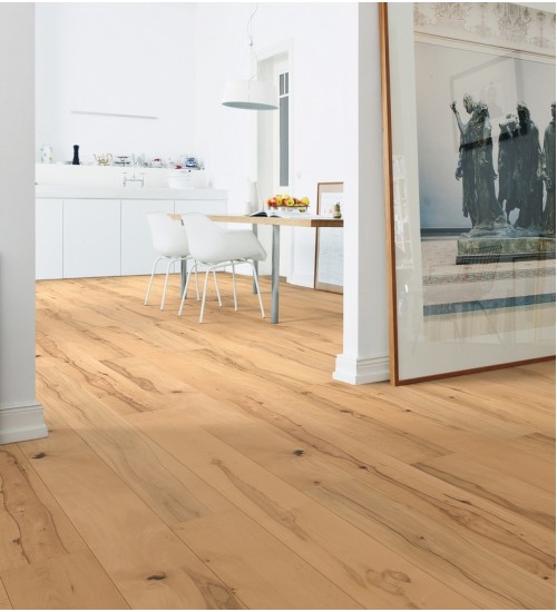 德国汉诺地板三层橡木Plank 1-Strip 180 2V Beech steamed Universal 535451